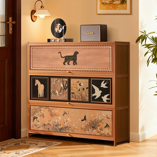 Шкаф для обуви, шкаф для хранения входной двери, встроенная настенная полка для обуви в коридоре, многослойная, новинка 2025 года, горячий стиль, высокого класса