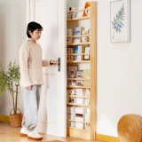 Ультратонкая книжная полка, книга с картинками, книжный шкаф из натурального дерева, система хранения