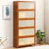 Универсальный книжный шкаф, книжная полка из натурального дерева, многослойная коробочка для хранения