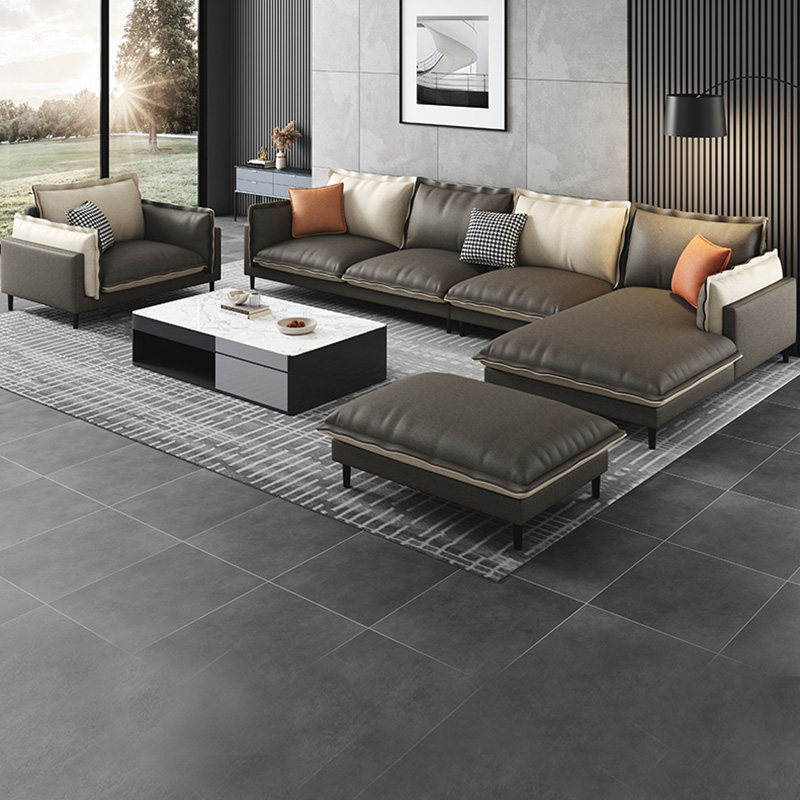 Tech cloth light and luxurious sofa Large terrace number of minimalist modern Nordic Winners Furniture Living Room Sofa Composition Suit