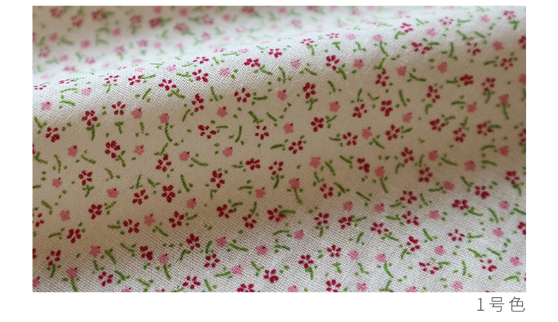 Vải cotton nguyên chất Vườn nhỏ in hoa vải quần áo bé làm bằng tay DIY vải cotton vải