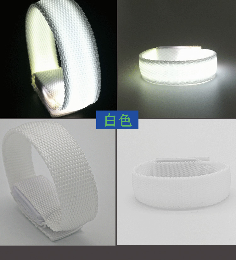 LED ánh sáng ban nhạc cổ tay flash bracelet đảng ngoài trời đêm chạy cưỡi thể thao phát sáng vòng đeo tay cổ vũ đạo cụ