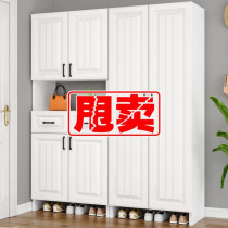 Shoe cabinet New 2021 explosive home door large capacity porch cabinet simple one wall balcony locker