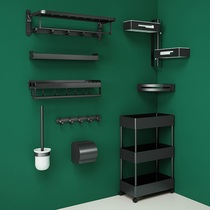 Toilet rack wall-mounted non-punch toilet toilet toilet bathroom supplies storage rack