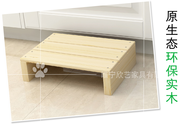 Tất cả gỗ cầu thang đạp chân tủ bên bàn đạp nhà tăng chân đạp phân phân sofa lốp phòng tắm - Ghế sô pha sofa gỗ nguyên khối