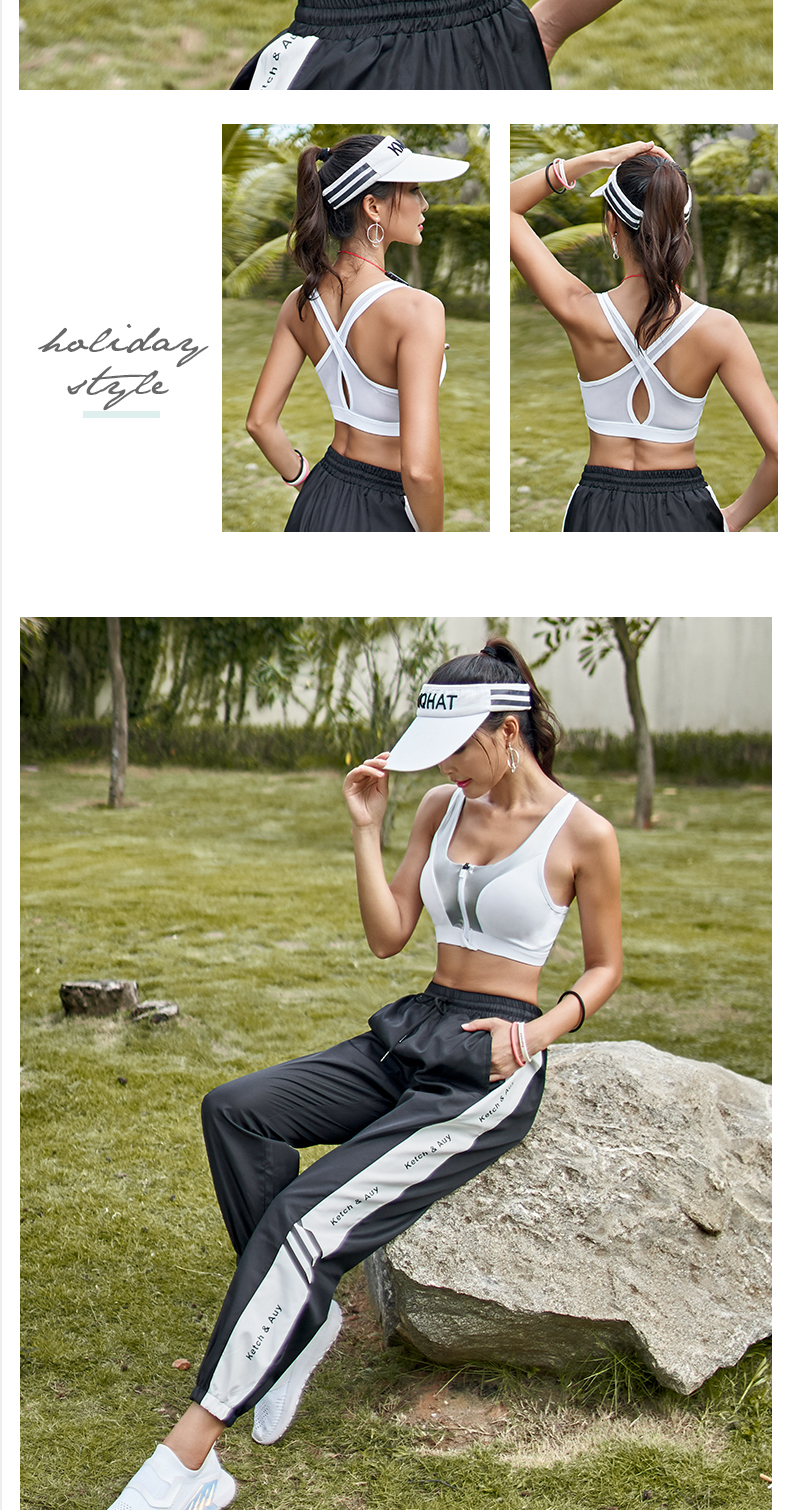 Khóa kéo thể thao thu thập đồ lót nữ yoga làm đẹp trở lại định kiến ​​chạy áo ngực thể thao chuyên nghiệp áo ngực mạnh áo gym