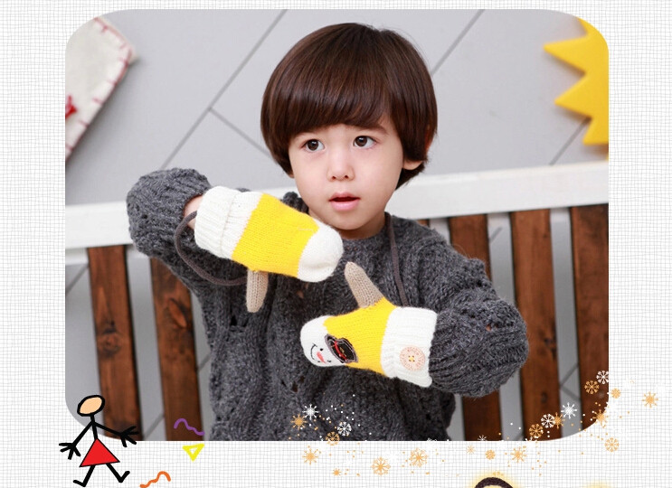 Gants pour enfants en de laine - Ref 2146634 Image 16