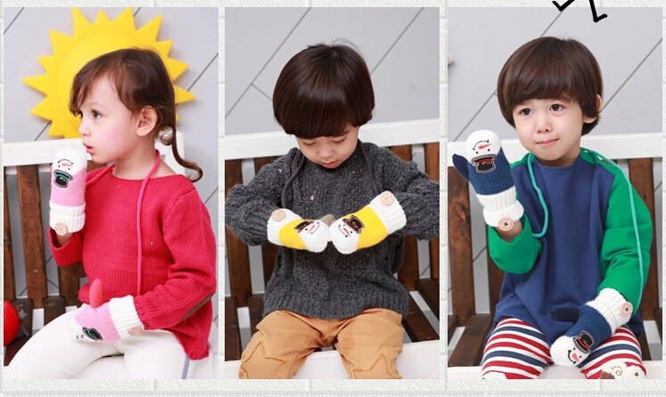Gants pour enfants en de laine - Ref 2146634 Image 14