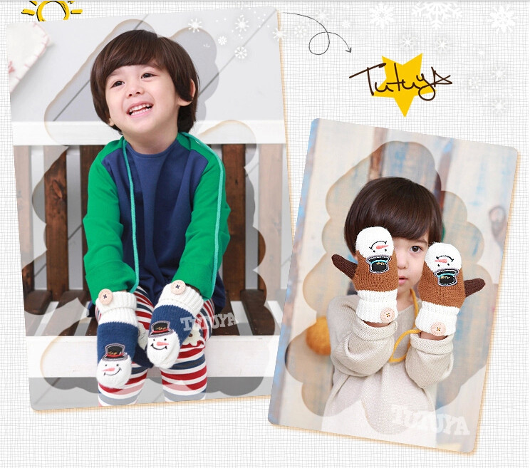 Gants pour enfants en de laine - Ref 2146634 Image 13
