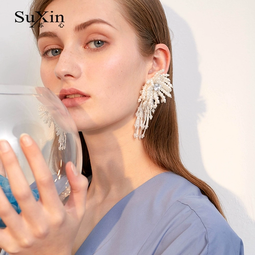 苏心 Модные универсальные серьги, коллекция 2021, популярно в интернете