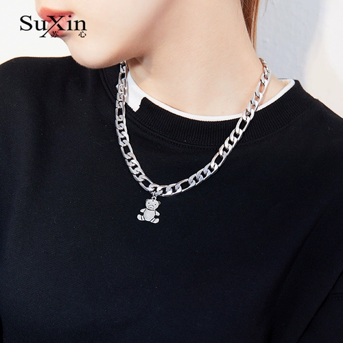 苏心 Небольшая дизайнерская подвеска, ожерелье, универсальный свитер, цепочка