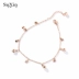 Su Xin Ri Han Xiao Qing New Rose Gold Star Bell Anklet Wild khí tiết Phụ kiện mắt cá chân Trang sức quà tặng sinh viên lắc chân nữ thủ công Vòng chân