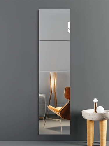 Легкий роскошный стиль зеркальный зеркальный паста настенный самоосудительный домашний заправка зеркало общежитие