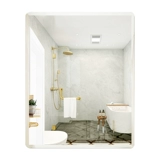 Зеркало для ванной комнаты настенное самоклеющееся без дырокола для туалетной комнаты настенный умывальник безрамное стекло настенный