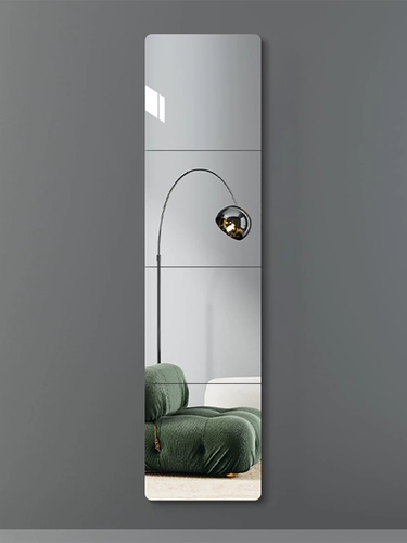 Легкий роскошный стиль зеркальный зеркальный паста настенный самоосудительный домашний заправка зеркало общежитие