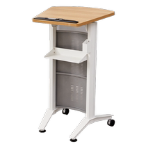 Liftable and freely movable podium with brakes podium training conference room lecture table reception table simple and modern