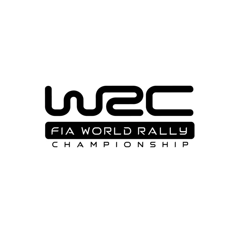 Гоночный автомобиль WRC наклейка на автомобиль для отражения (черная)