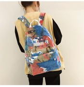 túi nữ sinh Hàn Quốc phiên bản của trường trung học Sen bộ phận đơn giản sinh viên đại học ba lô thời trang xu hướng thương hiệu cà vạt Nhật vai nhuộm túi thủy triều
