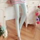 Bà bầu quần legging xuân hè mỏng modal chín điểm Quần bà bầu quần mùa thu quần chân mùa thu mặc quần nâng bụng