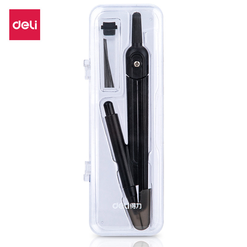 Deli Metal Circuit 72152 Qora tanli talaba imtihoni 2B maxsus chizmachilik asboblari Qo'rg'oshin yadrosi boshlang'ich va matematik geometrik o'qitish standart dumaloq poyga materiallari ulgurji bepul yetkazib berish