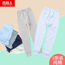Antarctic childrens warm pants boys cotton trousers wear autumn and winter thin models