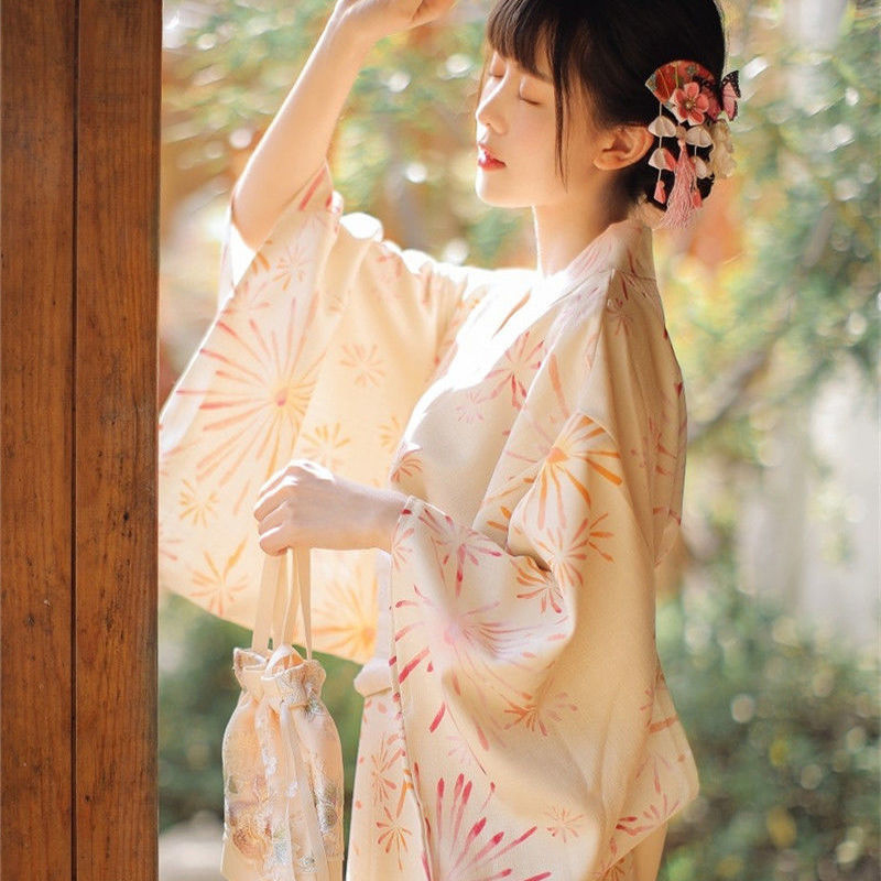 The Gods Girl and the Cos Improvement of the Wei Jin State Wind Day style traditional ancient wind cherry blossom students Qi waist cosplay clothes