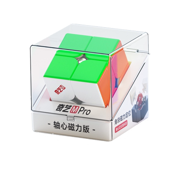 Qiyi Mpro 2X2 Magnetic Magic Cube Speed Competition Speed Twist 2X2 Axis Magnetic Positioning Puzzle Toy Smooth