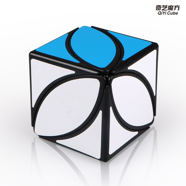 Three-color leaf Rubik's Cube Qiyi three-color Maple Leaf Rubik's Cube entry-level smooth and stable kindergarten teaching aids educational children