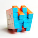 Qiyi 4th level Rubik's Cube solid color matte surface 4th level magnetic Rubik's Cube smooth and stable speed twisting competition magic cube