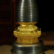 Special offer Tibetan style antique pure copper lotus pagoda Gadang pagoda pure copper 5 inch Gadang pagoda workmanship