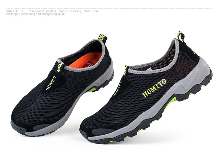 Hoa Kỳ 悍 shoes giày ngoài trời Giày thoáng khí nữ đi bộ mùa hè Giày đi bộ đường dài chống trượt Giày nam giản dị đặt giày lười - Khởi động ngoài trời giày bảo hộ thời trang