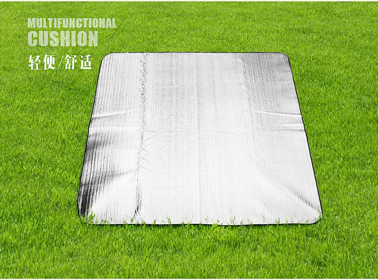 Tấm lót chống ẩm ngoài trời dày không thấm nước mat cắm trại dã ngoại mat đơn đôi 3 người -4 người lều phim nhôm nghỉ trưa ngủ pad - Thảm chống ẩm / Mat / Gối thảm xốp cho bé