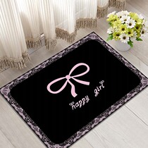 Toilet floor mat Cute door girl tide brand toilet toilet bathtub non-slip mat Household bathroom waterproof mat