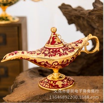 European vintage metal crafts Aladdin lamp decoration ornament creative enamel color a variety of color gifts