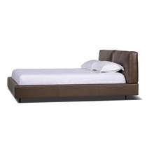 Double wash-free technical fabric modern minimalist master bedroom 15 meters NATURE down full leather bed furniture customization