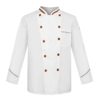 Коричневый воротник с длинным рукавом