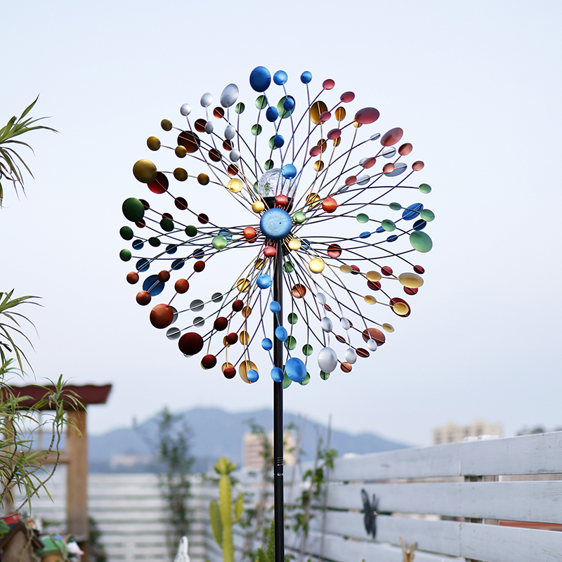 Solar-Powered Lights for Garden and Courtyard, Iron Art Rotating Windmill, Outdoor Balcony Decoration, Trendy Decorative Creative Ornaments Solar-Powered Lights for Garden and Courtyard, Iron Art Rotating Windmill, Outdoor Balcony Decoration, Trendy Decorative Creative Ornaments