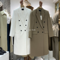 Irene Korean temperament suit counter quality autumn new temperament double-breasted long blazer