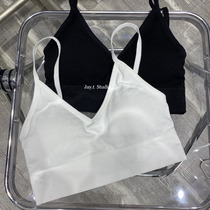 Korean style 2020 sexy versatile slim no underwire vest super comfortable bandeau U back sports underwear woman