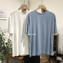 Wait more Spring Summer 2021 short-sleeved tops casual loose loose versatile net edition T-shirt women