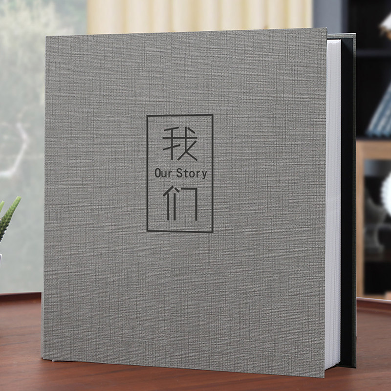 Leather insert large capacity scallop 5 inch 6 inch photo family baby growth memorial album Album album