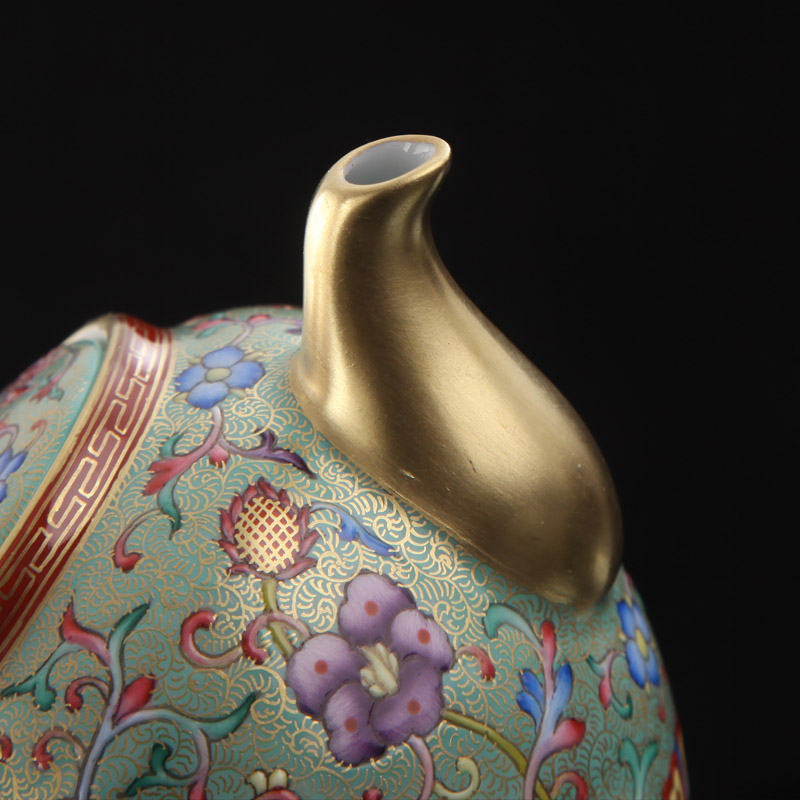 Treasure porcelain jingdezhen ceramics Lin all hand kung fu tea pot small porcelain enamel pot