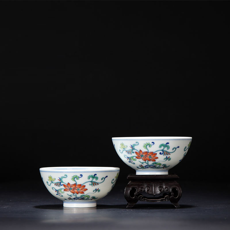 Treasure porcelain porcelain dou Lin cncondom grain cup