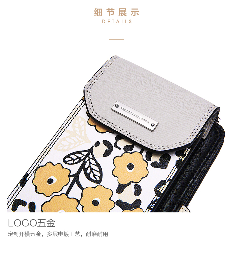 Venuco túi điện thoại di động nữ Messenger túi mùa hè túi nhỏ phần dọc mini bag nữ bag 2018 new túi nhỏ túi đựng điện thoại mini