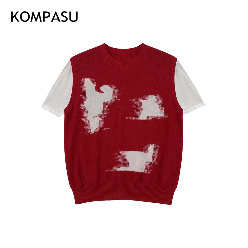 [Fangfang Highly Recommends] T-Shirt Knitted Sweater 2026 Summer New Style Xba85W2013
