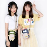 三色补丁 Сумка через плечо, универсальная брендовая сумка для телефона на одно плечо для школьников, коллекция 2021