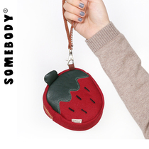 Three-color patch portable lipstick envelope girl small ins Wind cute travel mini girl heart cosmetic bag