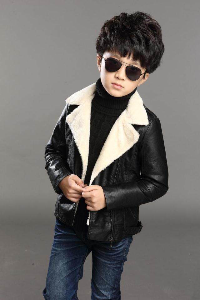 Blouson enfant en cuir PU - Ref 2159409 Image 14