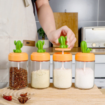 Seasoning jar Kitchen Home seasoning Pot Seasoning Jar Sealed Moisture-proof Zoo-box seasoning boxed jar with salt