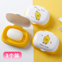 Soap Cartridges Cover Student Dormitory Personality Creativity Cute Cartoon Drain Covered Portable Fragrant Hood Box Fattening Box